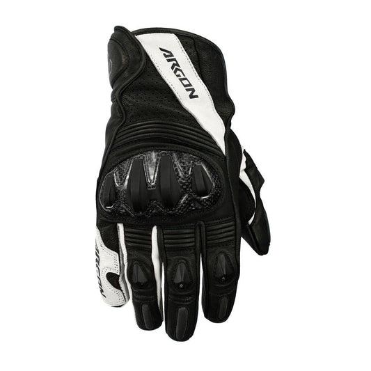 ARGON TURMOIL GLOVES - BLACK/WHITE MCLEOD ACCESSORIES (P) sold by Cully's Yamaha