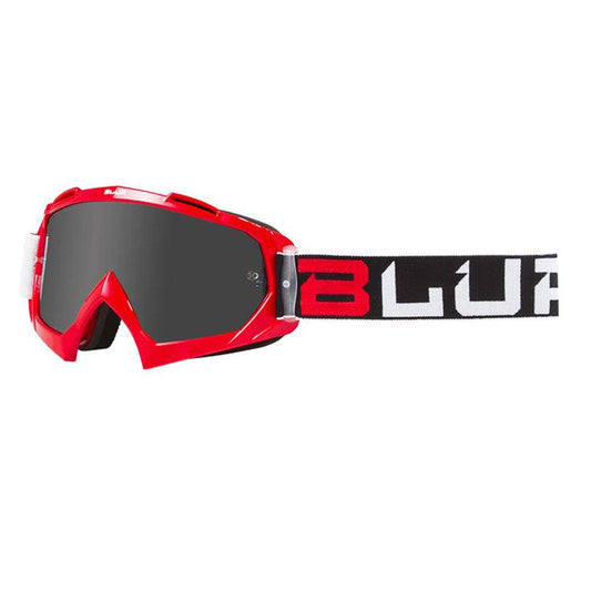 BLUR B-10 TWO FACE 2020 GOGGLE - RED/BLACK/WHITE CASSONS PTY LTD sold by Cully's Yamaha