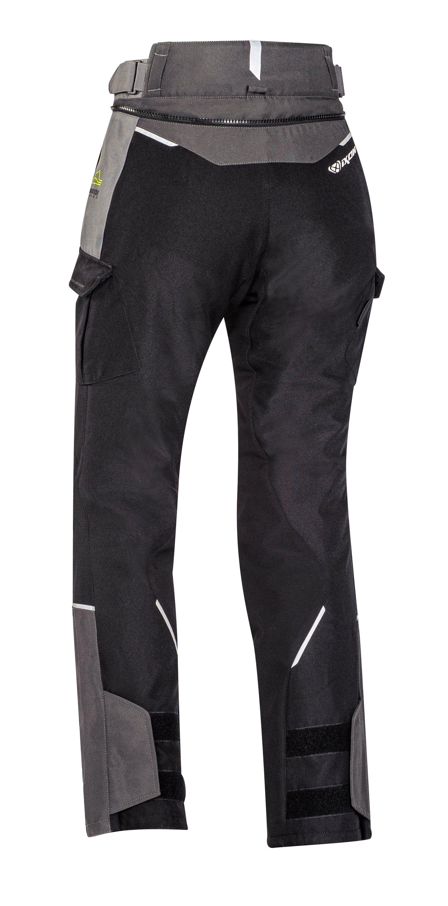IXON BALDER LADY PANTS - BLACK/GREY/BRIGHT YELLOW CASSONS PTY LTD sold by Cully's Yamaha