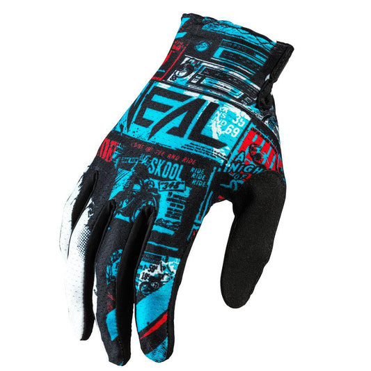ONEAL MATRIX RIDE GLOVES - BLACK/BLUE CASSONS PTY LTD sold by Cully's Yamaha