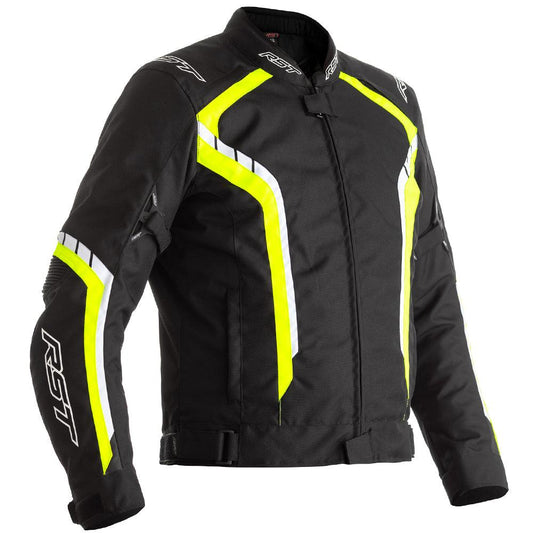RST AXIS CE SPORT WATERPROOF JACKET - BLACK/FLUO YELLOW MONZA IMPORTS sold by Cully's Yamaha