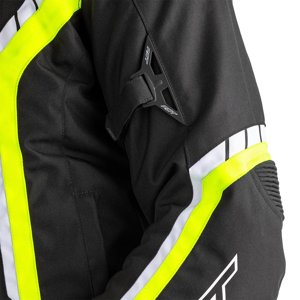 RST AXIS CE SPORT WATERPROOF JACKET - BLACK/FLUO YELLOW MONZA IMPORTS sold by Cully's Yamaha