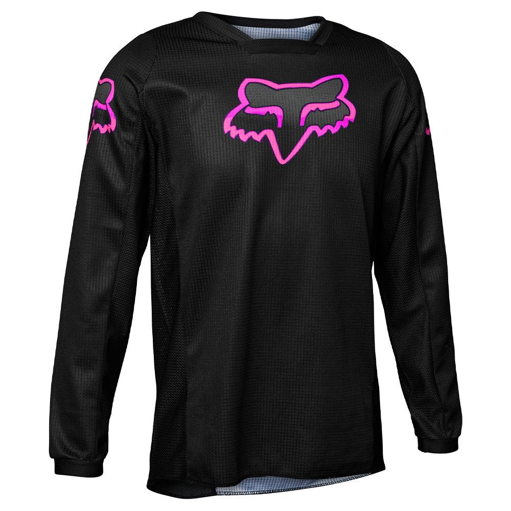 FOX 2023 180 BLACKOUT YOUTH GIRLS JERSEY - BLACK/PINK FOX RACING AUSTRALIA sold by Cully's Yamaha
