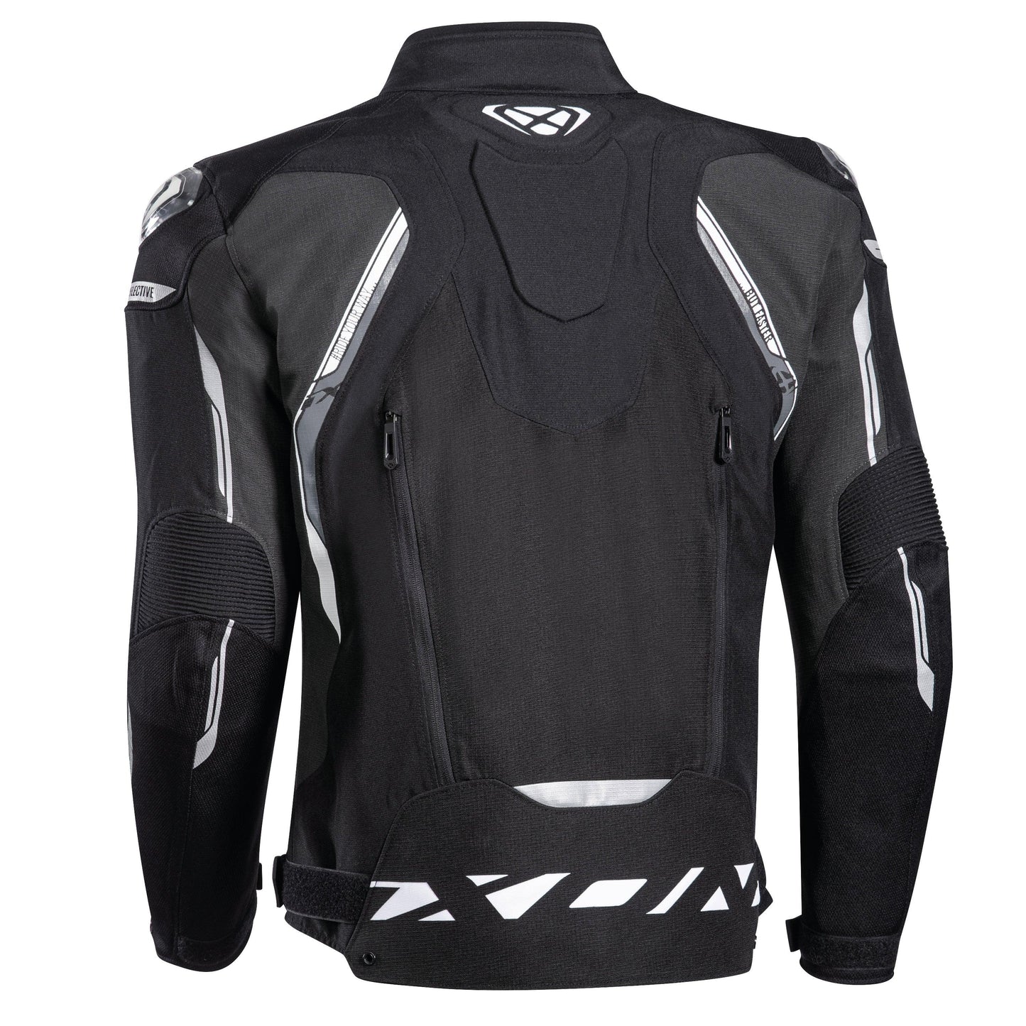 IXON BLASTER JACKET - BLACK/WHITE CASSONS PTY LTD sold by Cully's Yamaha