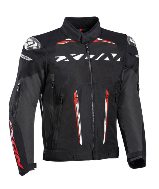 IXON BLASTER JACKET - BLACK/WHITE/RED CASSONS PTY LTD sold by Cully's Yamaha