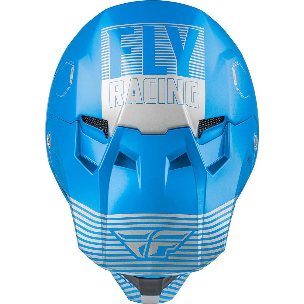 FLY FORMULA CC PRIMARY HELMET - BLUE/GREY MCLEOD ACCESSORIES (P) sold by Cully's Yamaha