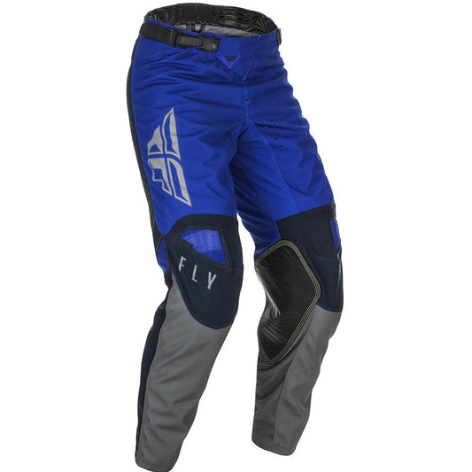 FLY KINETIC K121 YOUTH 2021 PANTS - BLUE/NAVY/GREY MCLEOD ACCESSORIES (P) sold by Cully's Yamaha