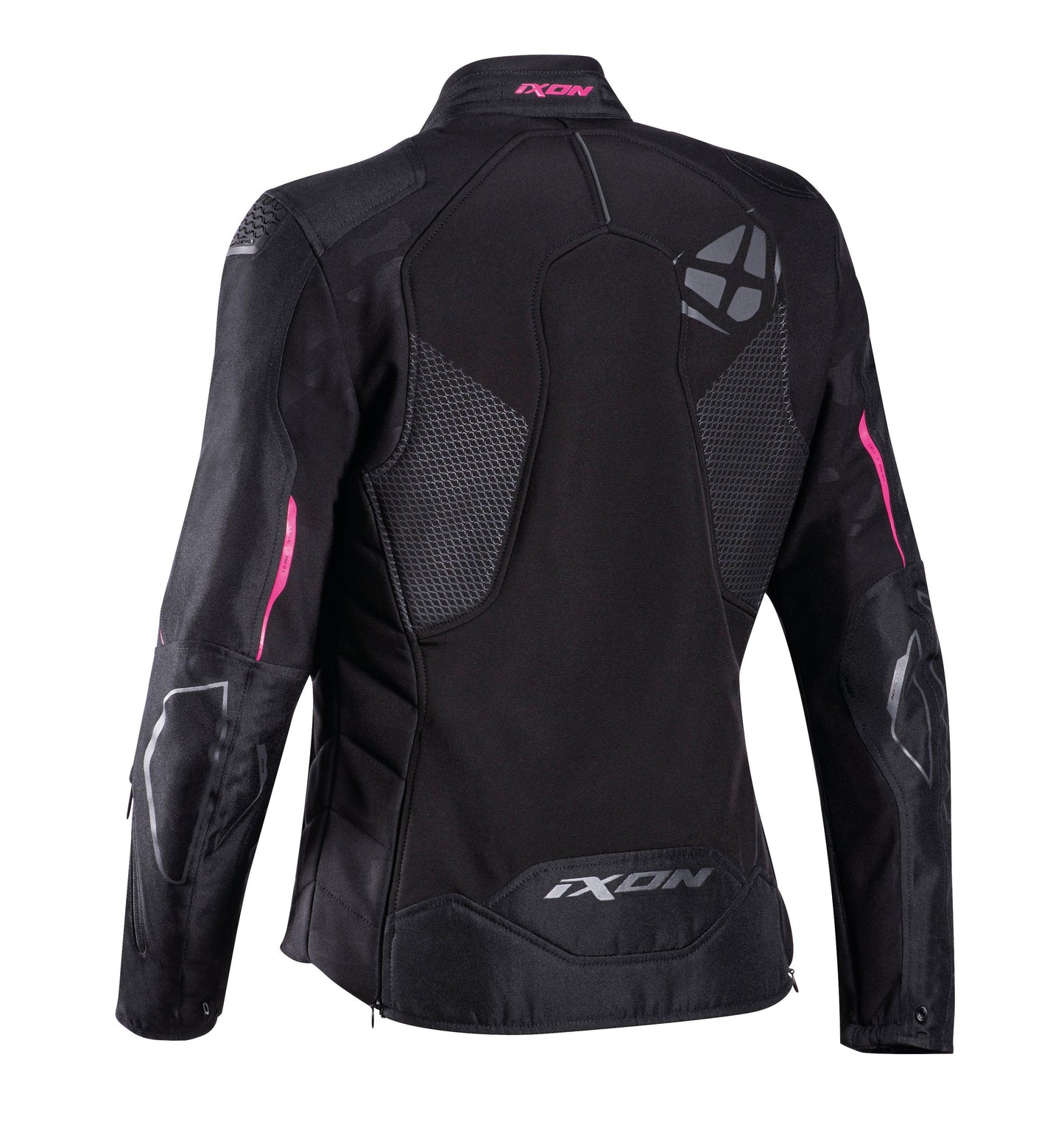 IXON CELL LADY JACKET - BLACK/FUCHSIA CASSONS PTY LTD sold by Cully's Yamaha