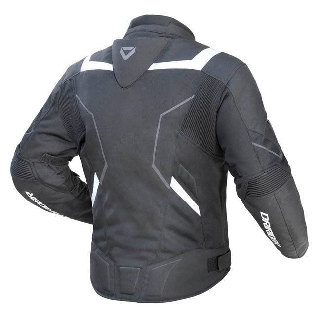 DRIRIDER CLIMATE PRO V JACKET - BLACK/WHITE MCLEOD ACCESSORIES (P) sold by Cully's Yamaha