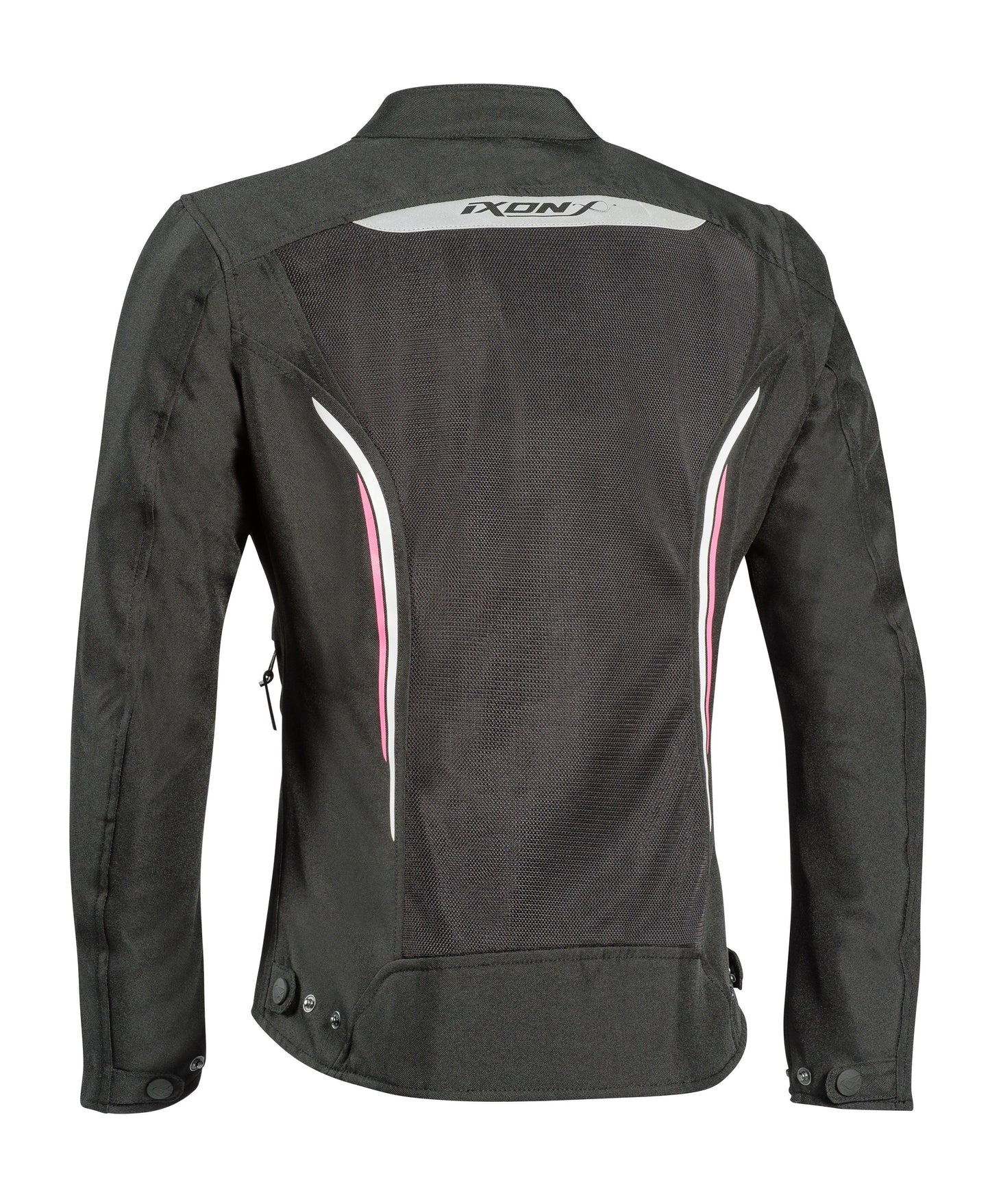 IXON COOL AIR LADY JACKET - BLACK/WHITE/PINK CASSONS PTY LTD sold by Cully's Yamaha