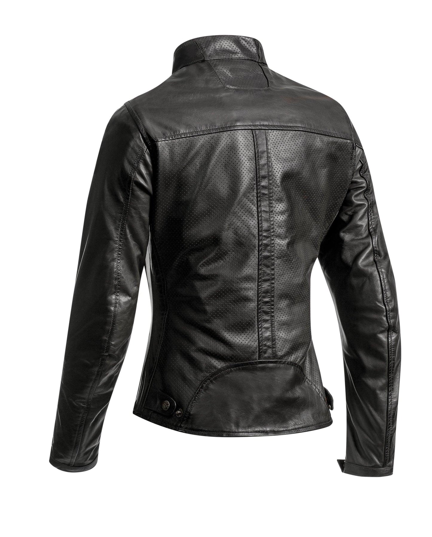 IXON CRANK AIR LADY LEATHER JACKET - BLACK CASSONS PTY LTD sold by Cully's Yamaha
