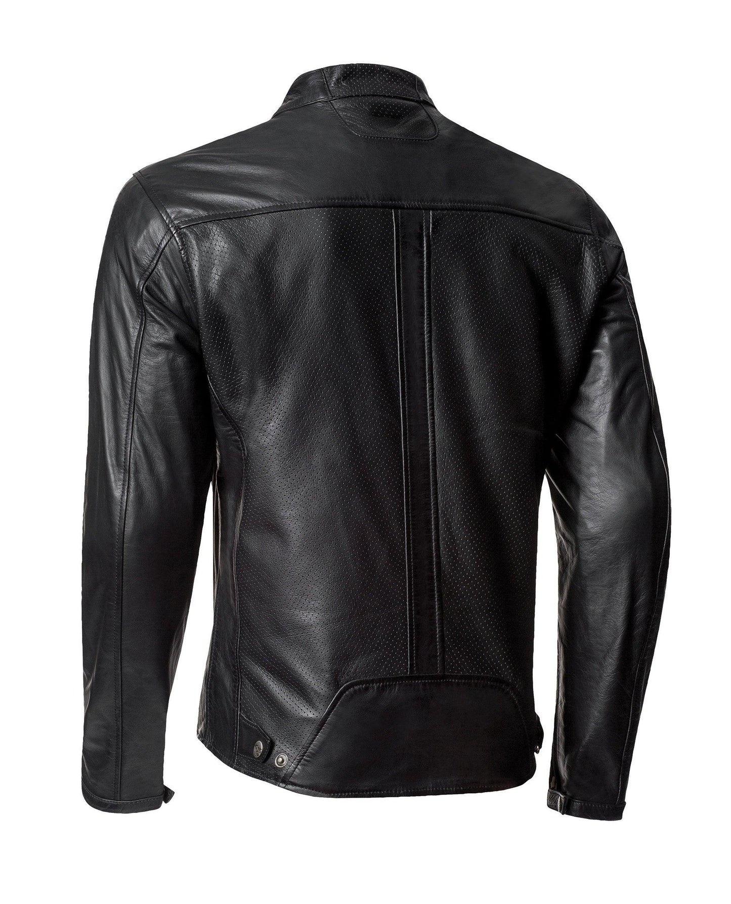 IXON CRANK AIR LEATHER JACKET - BLACK CASSONS PTY LTD sold by Cully's Yamaha