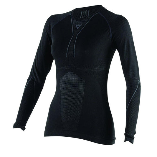 DAINESE D-CORE DRY TEE LS LADY - BLACK/ANTHRACITE MCLEOD ACCESSORIES (P) sold by Cully's Yamaha