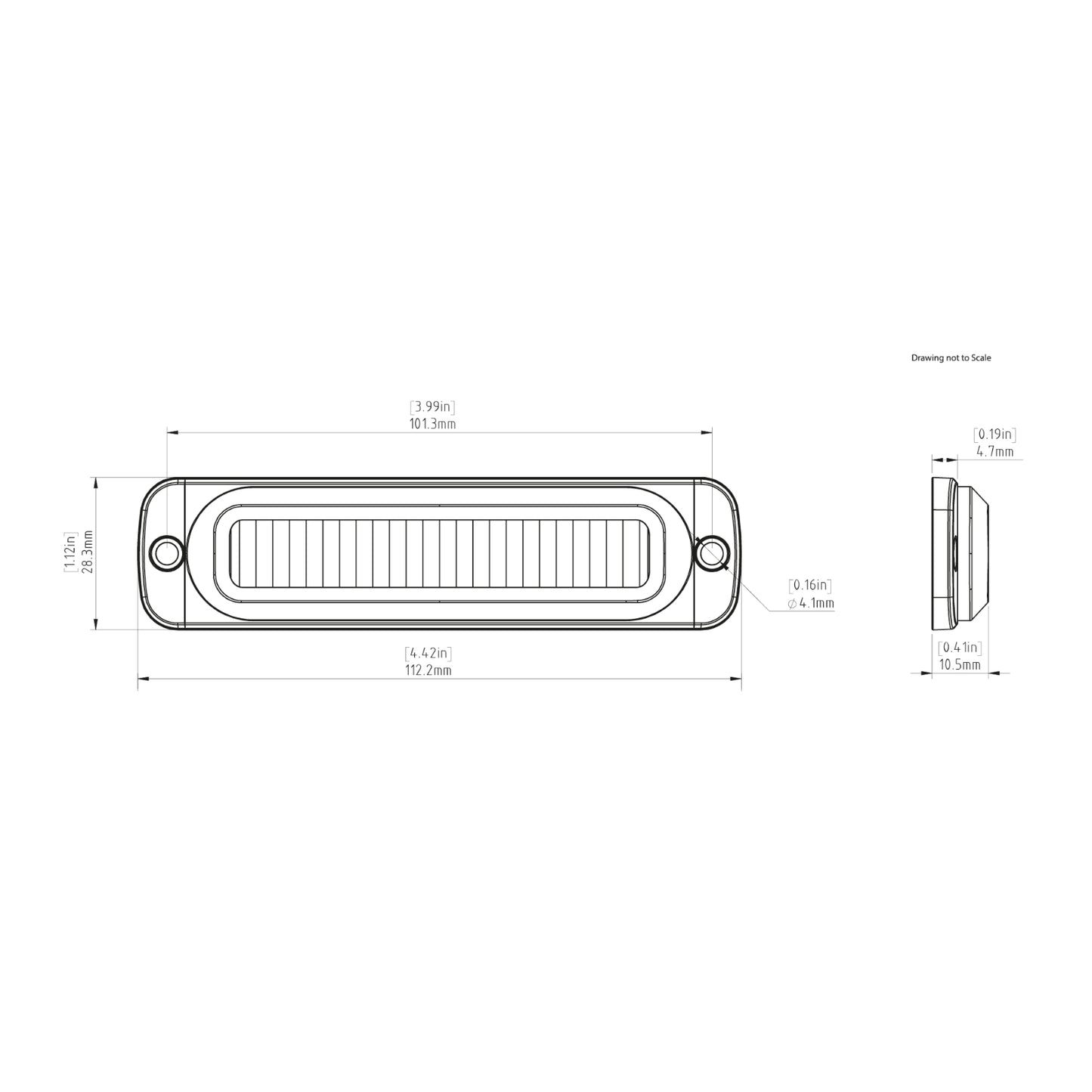 Denali B6 Dual LED Brake Light Kit with Plate Mount