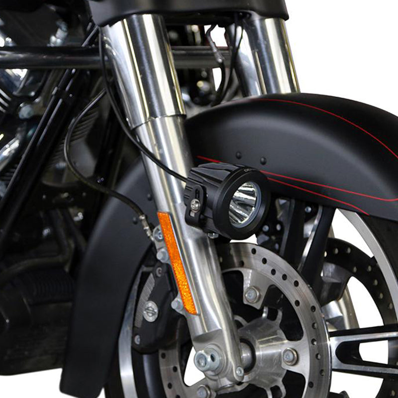 Denali Auxiliary Light Mount - Harley Sportster, Softail, Touring