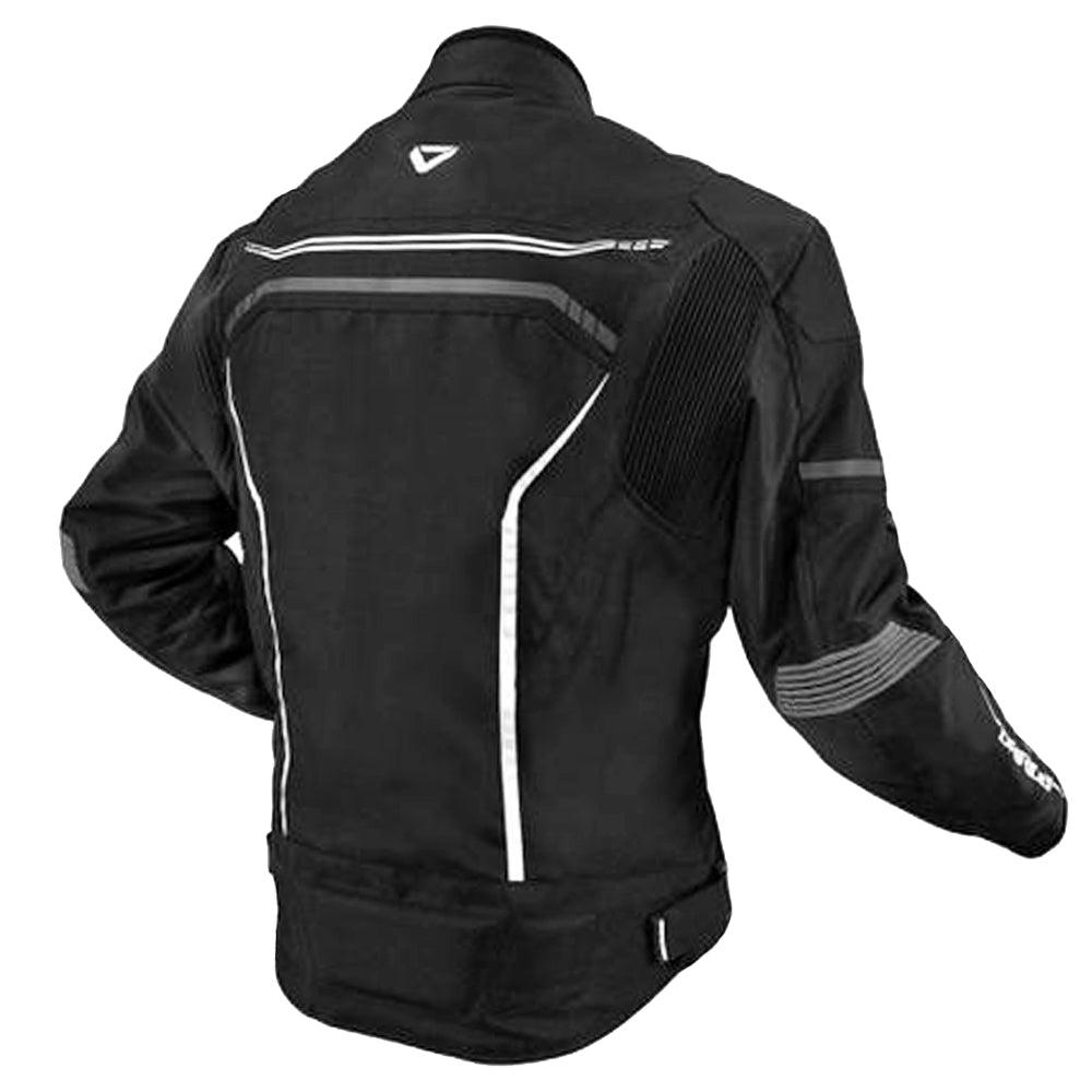 DRIRIDER ORIGIN JACKET - BLACK/WHITE MCLEOD ACCESSORIES (P) sold by Cully's Yamaha