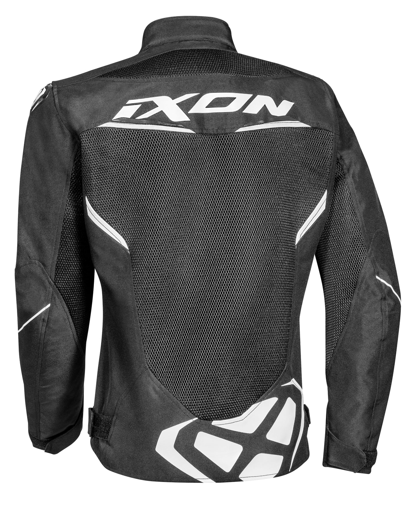 IXON DRACO JACKET - BLACK/WHITE CASSONS PTY LTD sold by Cully's Yamaha