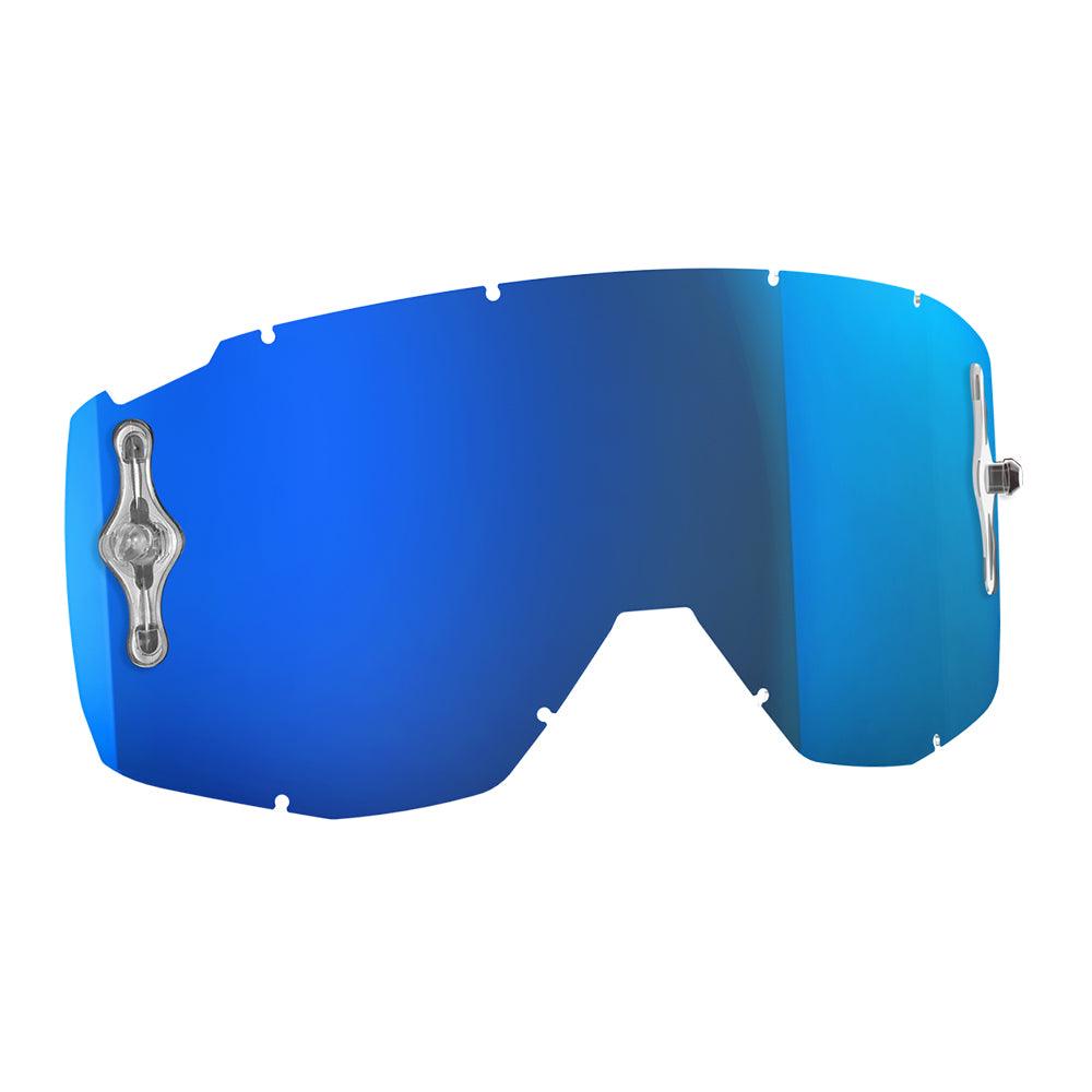 SCOTT PRIMAL/HUSTLE/TYRANT/SPLIT SNG WORKS REPLACEMENT LENS - BLUE/GREEN/YELLOW/SILVER CHROME FICEDA ACCESSORIES sold by Cully's Yamaha