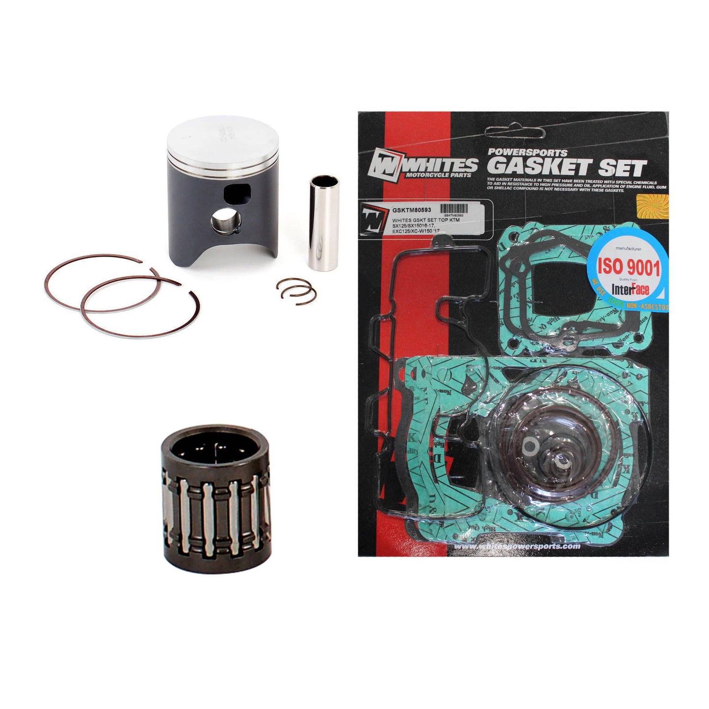 Top End Rebuild Kit (B) KTM 150 SX \'16-\'17 – Single Ring