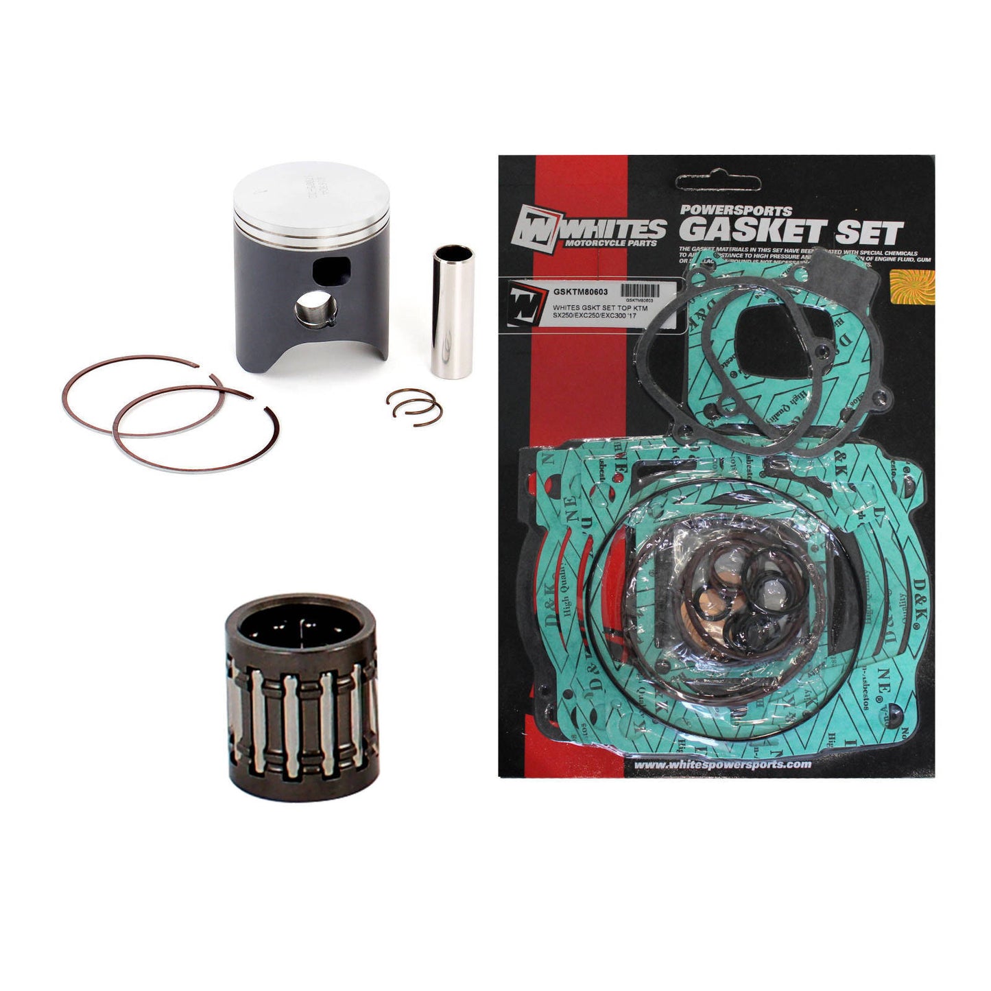 Top End Rebuild Kit (A) KTM 250 EXC \'17 - Single Ring