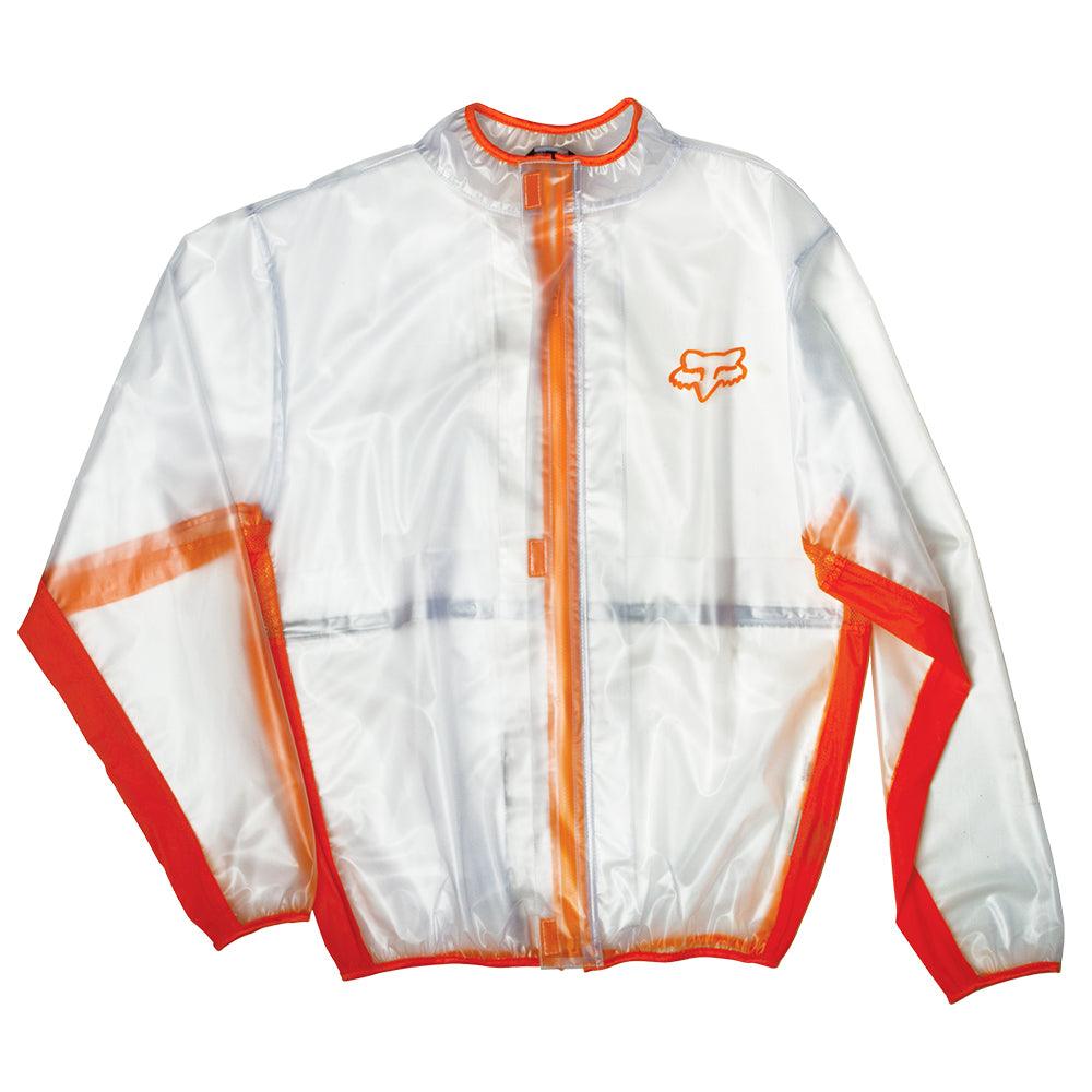 FOX MX FLUID JACKET - CLEAR/ORANGE FOX RACING AUSTRALIA sold by Cully's Yamaha