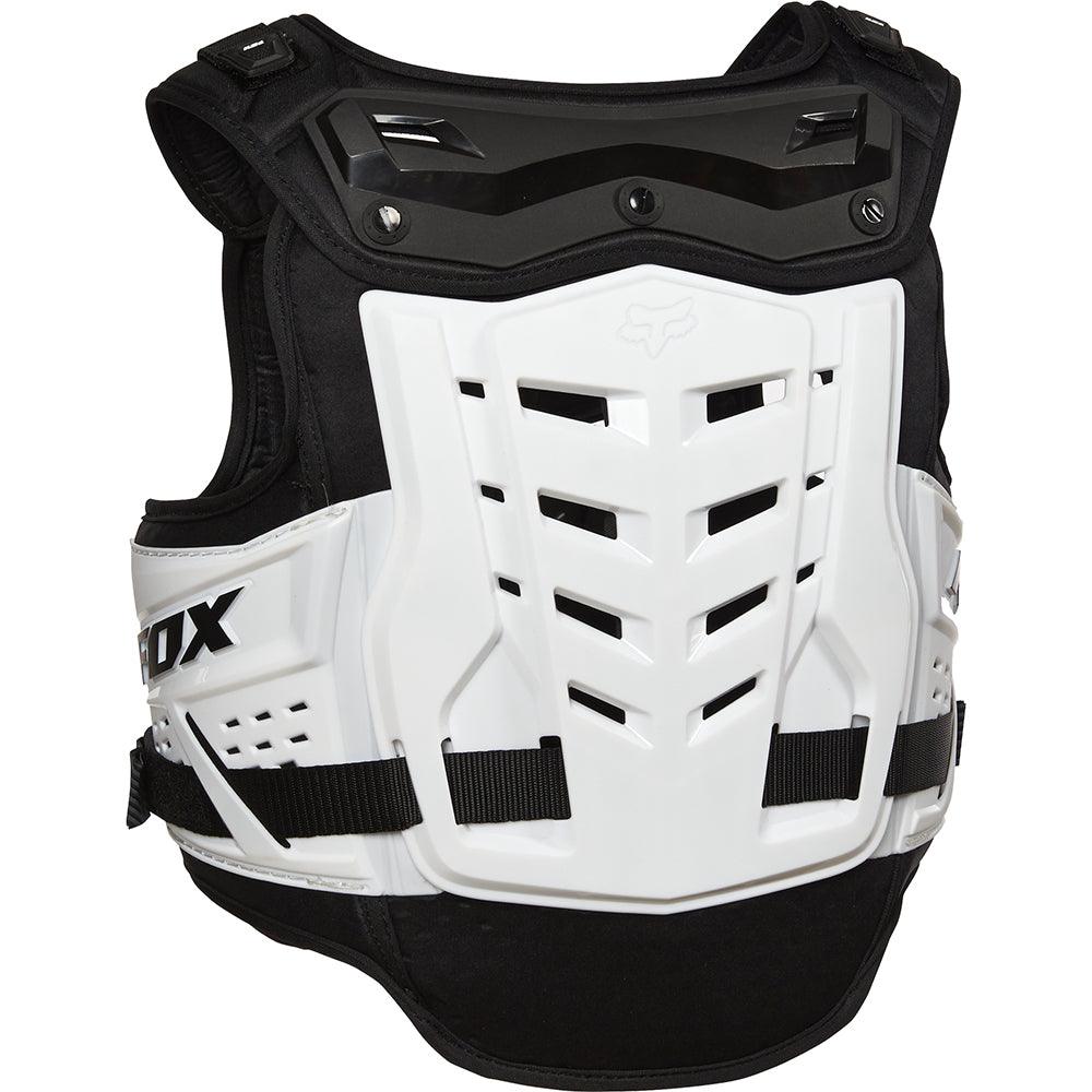 FOX 2022 RAPTOR PROFRAME LC CE YOUTH BODY ARMOUR - BLACK/WHITE FOX RACING AUSTRALIA sold by Cully's Yamaha