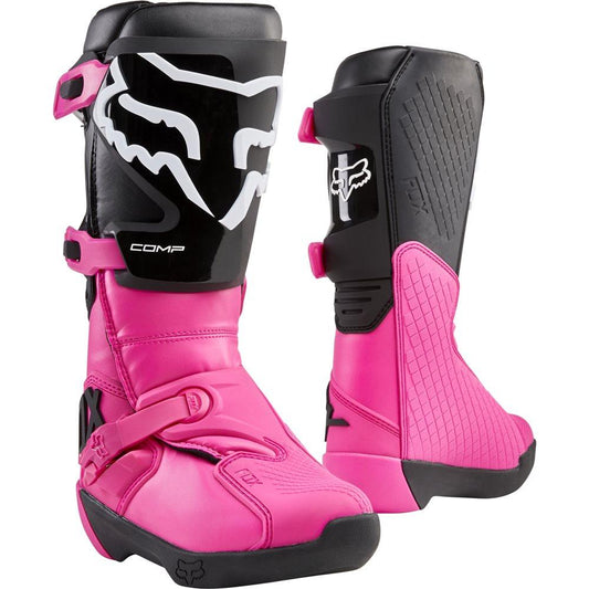 FOX COMP 2023 WOMENS BOOTS - BLACK/PINK FOX RACING AUSTRALIA sold by Cully's Yamaha