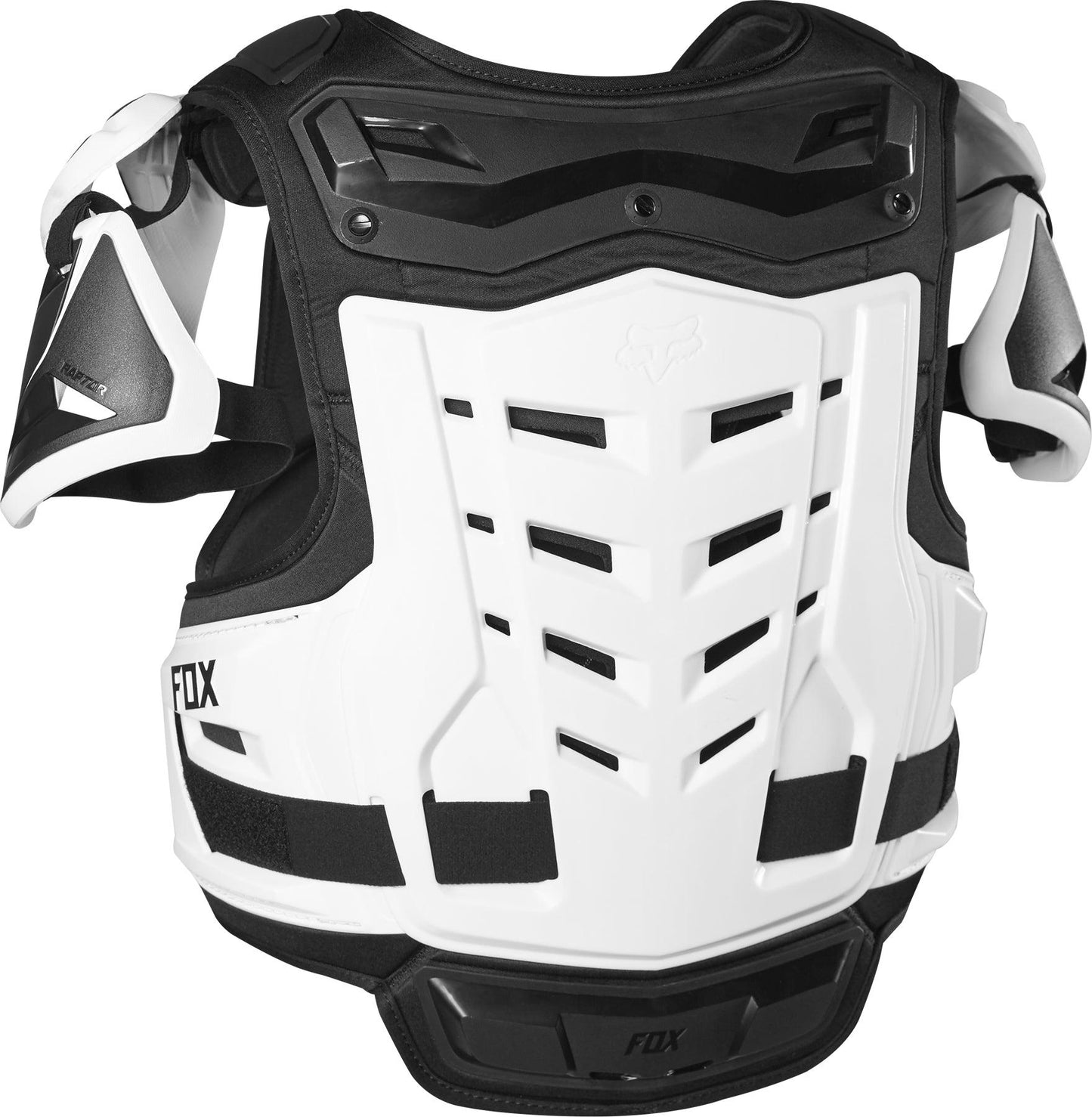 FOX 2023 RAPTOR VEST CE CHEST GUARD - BLACK/WHITE FOX RACING AUSTRALIA sold by Cully's Yamaha