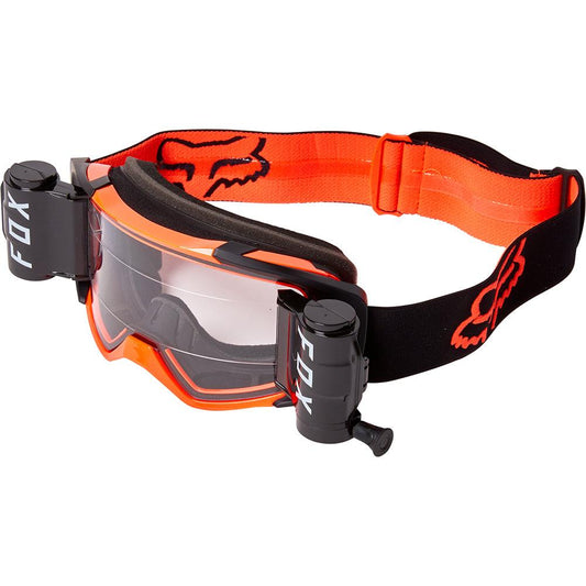 FOX VUE STRAY ROLL OFF GOGGLE - BLACK/ORANGE FOX RACING AUSTRALIA sold by Cully's Yamaha