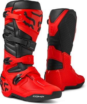 FOX 2023 COMP BOOTS - FLO RED FOX RACING AUSTRALIA sold by Cully's Yamaha