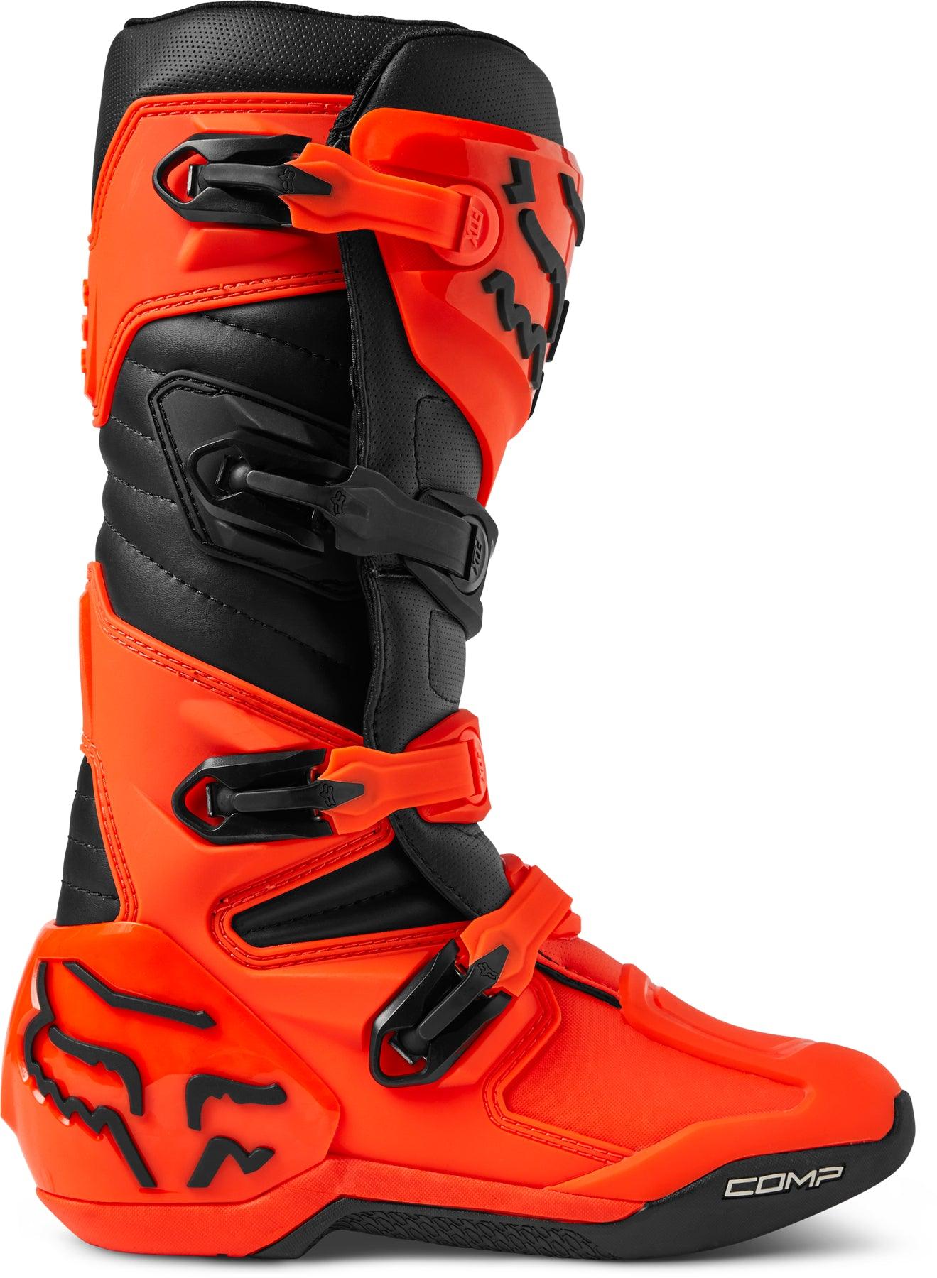 FOX 2023 COMP BOOTS - FLO ORANGE FOX RACING AUSTRALIA sold by Cully's Yamaha