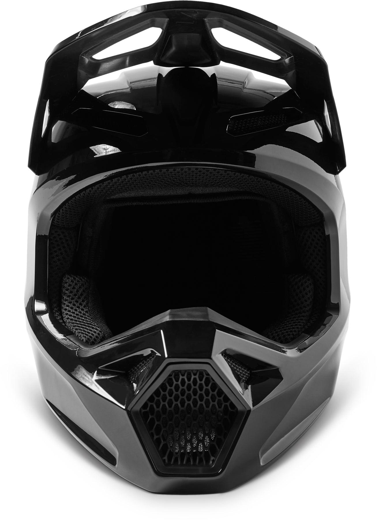FOX 2023 V1 SOLID HELMET - BLACK FOX RACING AUSTRALIA sold by Cully's Yamaha