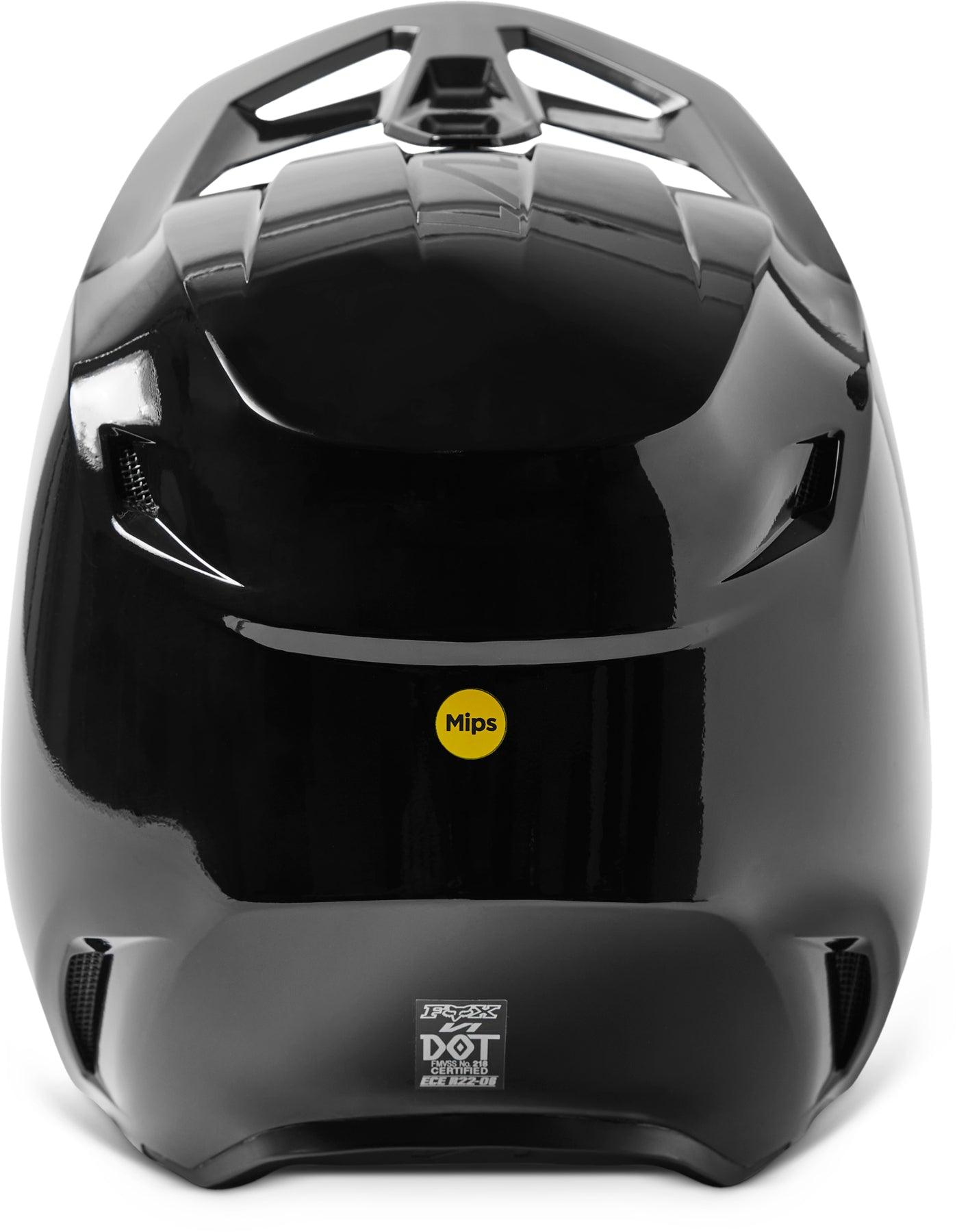 FOX 2023 V1 SOLID HELMET - BLACK FOX RACING AUSTRALIA sold by Cully's Yamaha