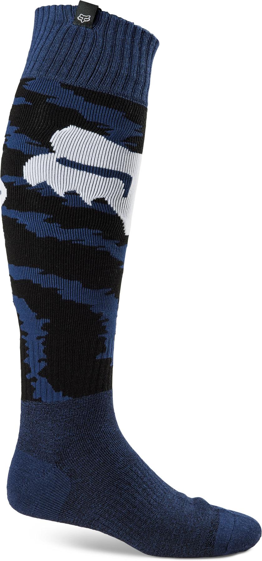 FOX 2023 180 NUKLR SOCKS - DEEP COBALT FOX RACING AUSTRALIA sold by Cully's Yamaha