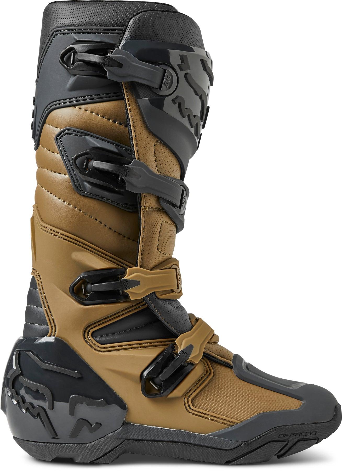 FOX 2023 COMP X BOOTS - DARK KHAKI FOX RACING AUSTRALIA sold by Cully's Yamaha