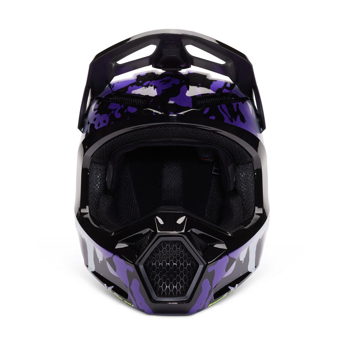 FOX 2023 YOUTH V1 MORPHIC HELMET - BLACK/WHITE FOX RACING AUSTRALIA sold by Cully's Yamaha