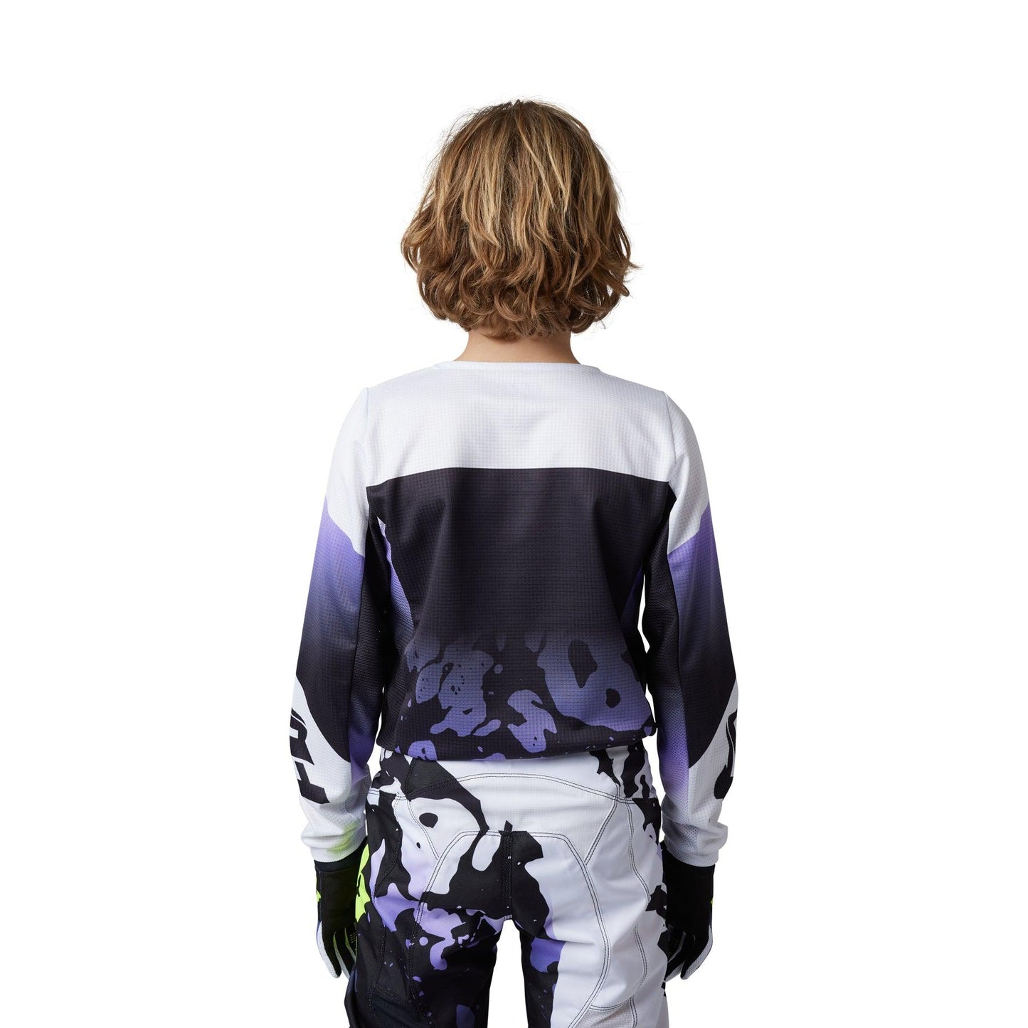 FOX 2023 YOUTH 180 MORPHIC JERSEY - BLACK/WHITE FOX RACING AUSTRALIA sold by Cully's Yamaha