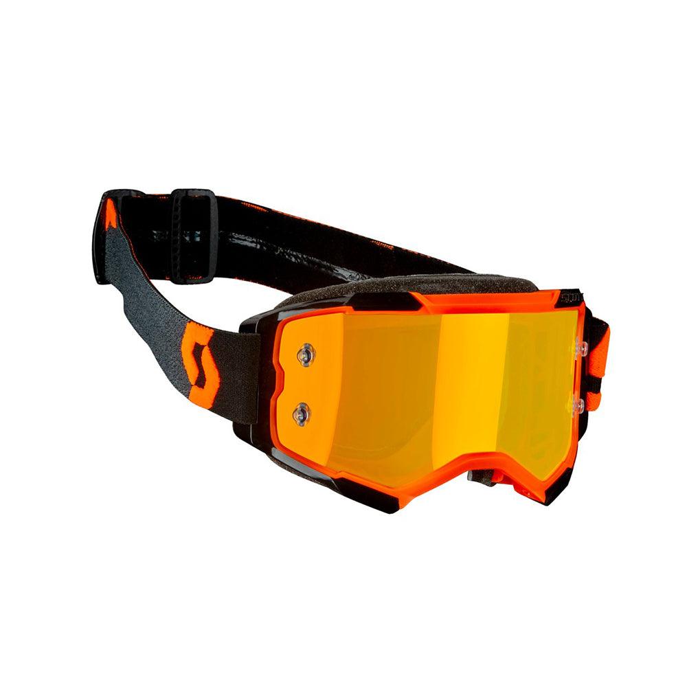 SCOTT 2021 FURY GOGGLE - ORANGE/BLACK (ORANGE CHROME) FICEDA ACCESSORIES sold by Cully's Yamaha