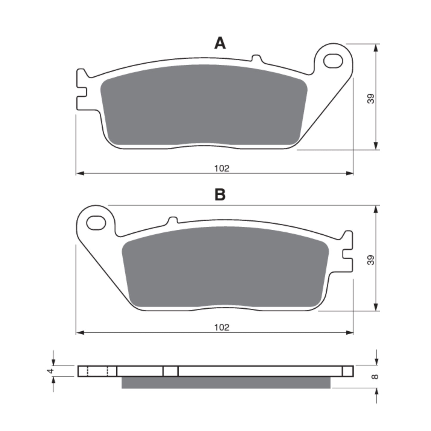 GOLDfren Brake Pads GF022 - GP5