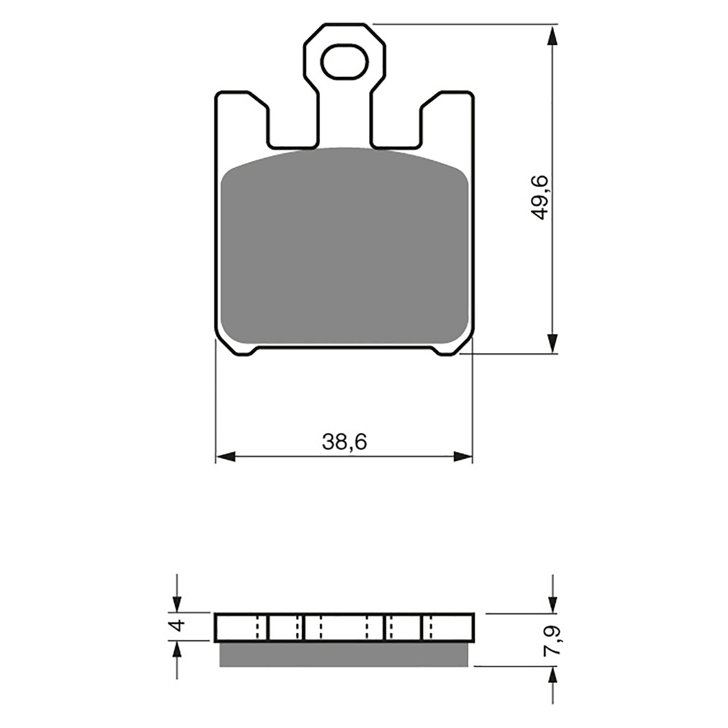 GOLDfren Brake Pads - S3 Sintered Sports (PBPH328)