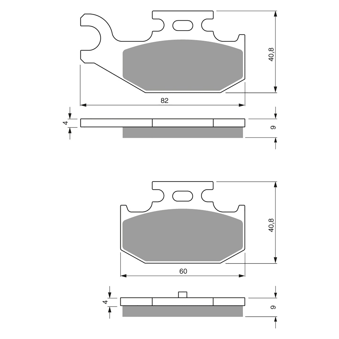 GOLDfren Brake Pads - K5 Off-Road Racing (PBPR372)