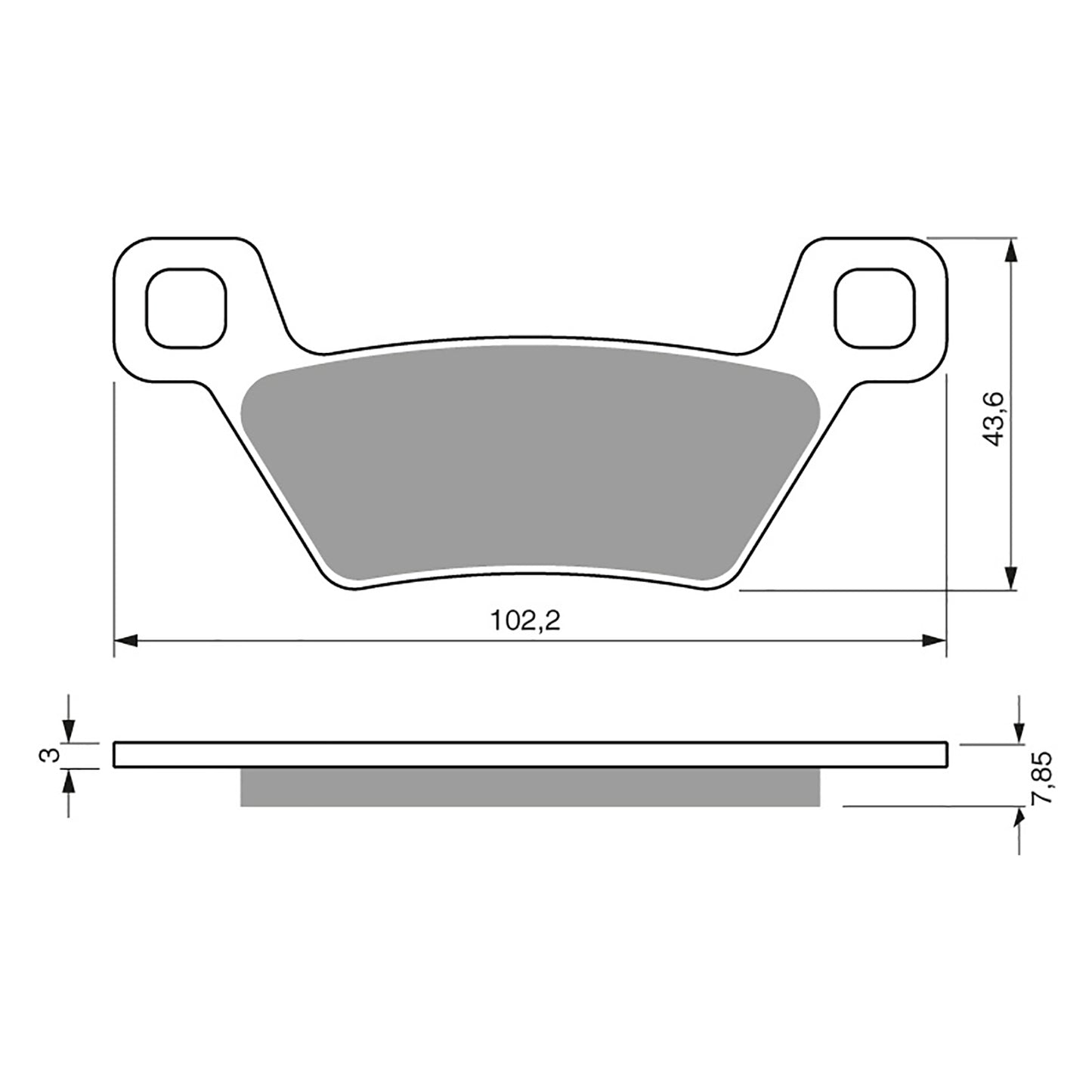 GOLDfren Brake Pads - K5 Off-Road Racing