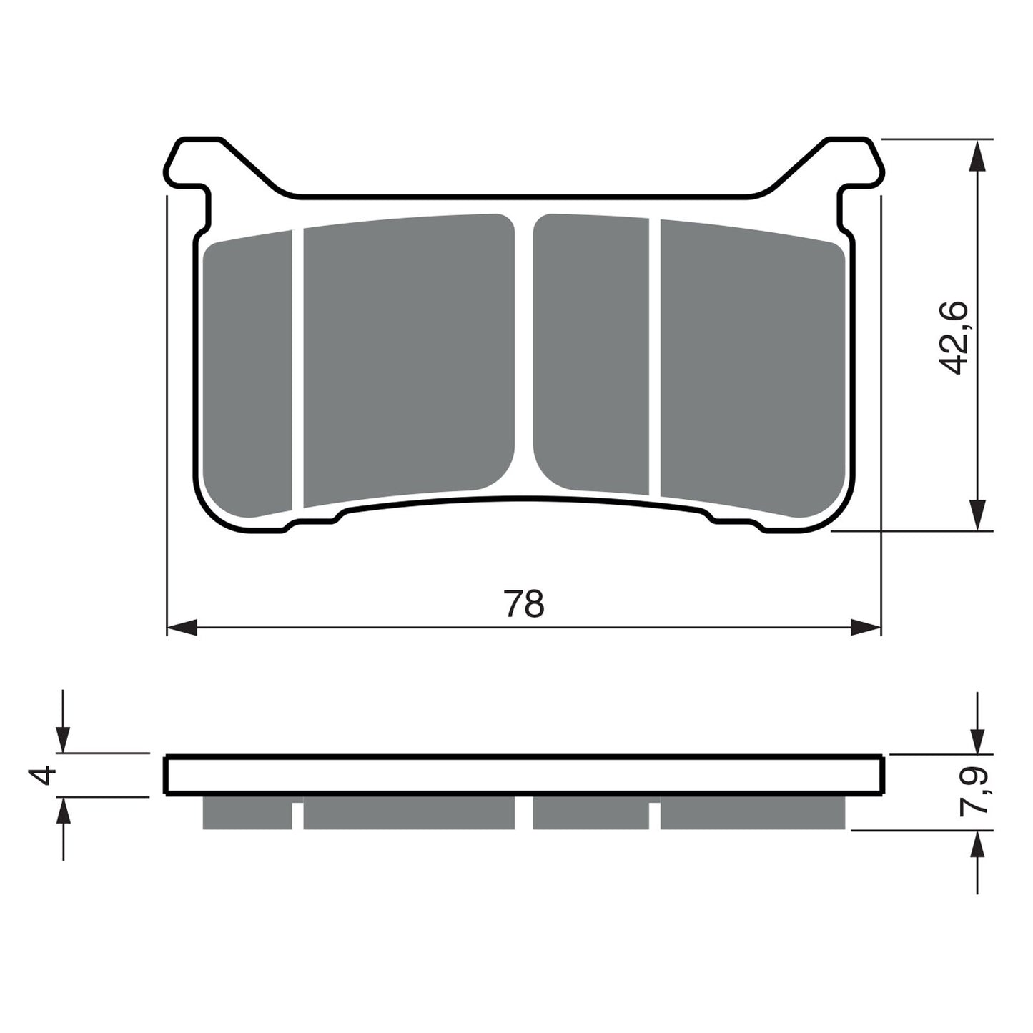 GOLDfren Brake Pads - S33 Sintered Racing