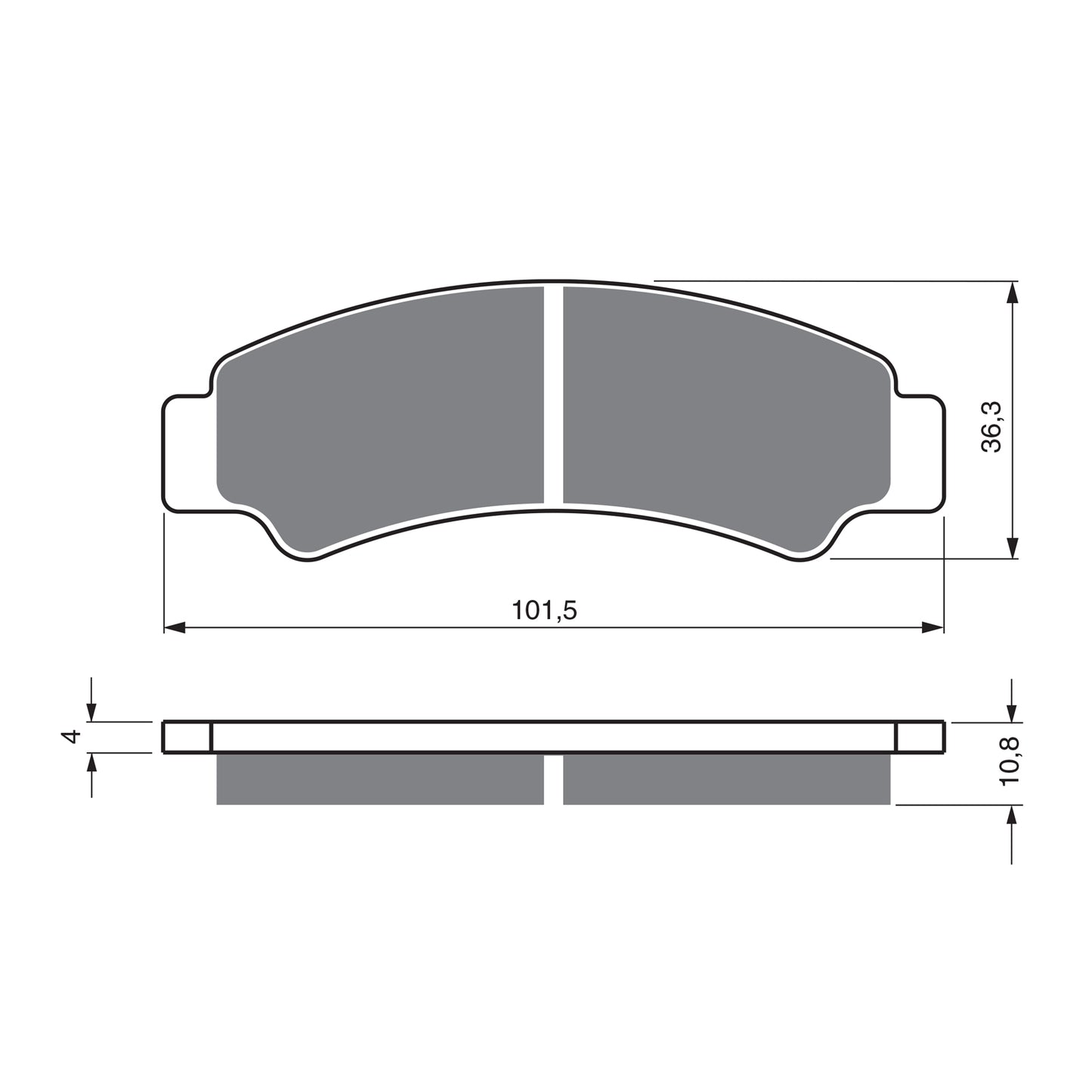 GOLDfren Brake Pads - K5 Off-Road Racing