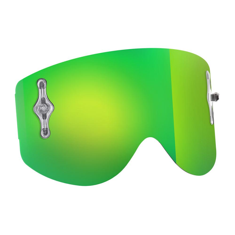 SCOTT RECOIL XI/80'S SNG WORKS REPLACEMENT LENS - GREEN/YELLOW CHROME FICEDA ACCESSORIES sold by Cully's Yamaha