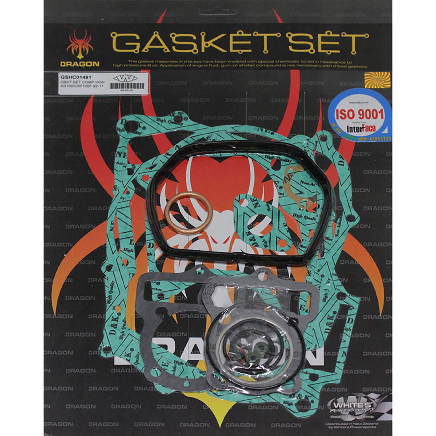 Whites Complete Gasket Set Honda XR100 \'92-\'03/CRF100F \'92-\'13