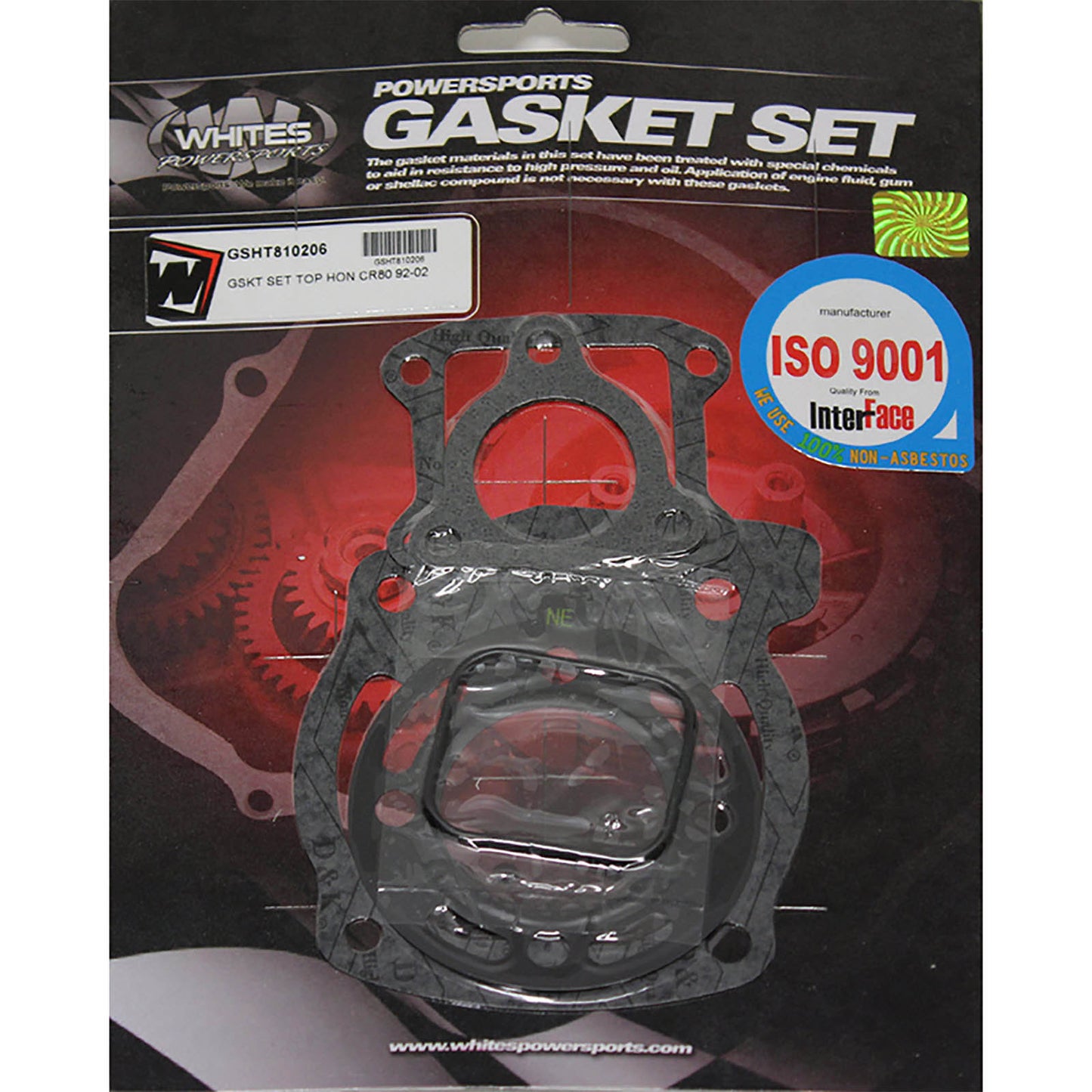 Whites Gasket Set - Top Honda CR80 \'92-\'02