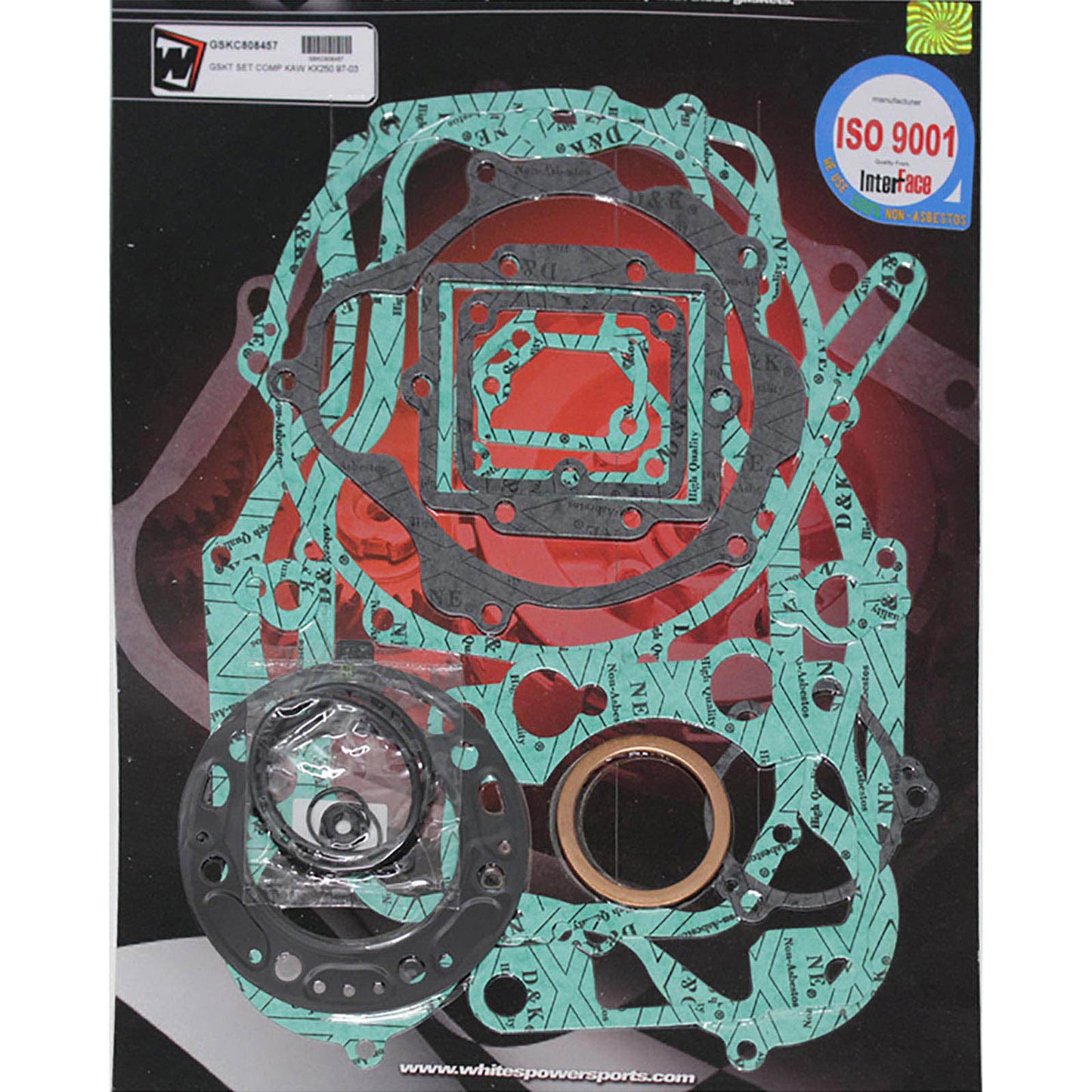 Whites Complete Gasket Set Kawasaki KX250 \'97-\'03