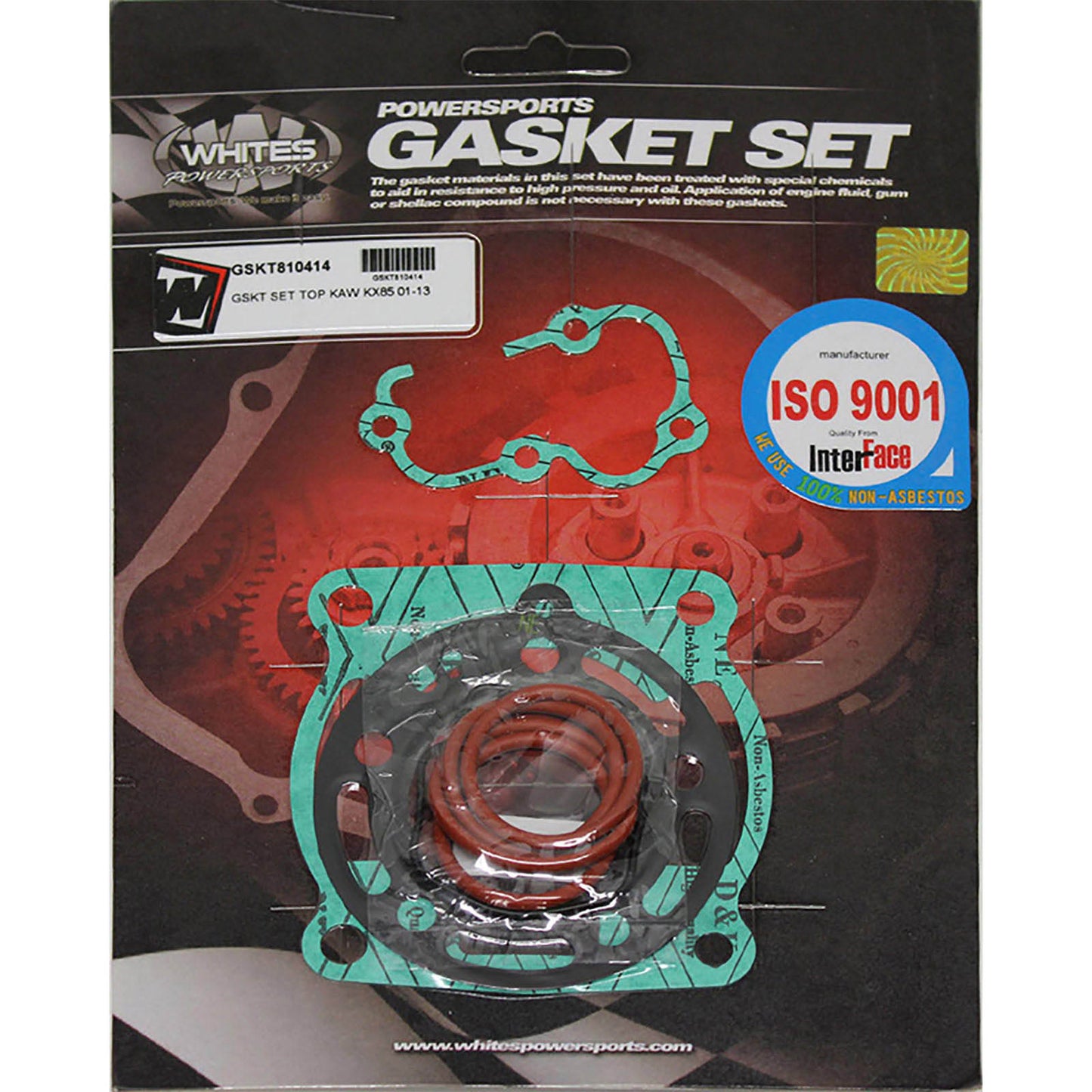 Whites Gasket Set - Top Kawasaki KX85 \'01-\'13