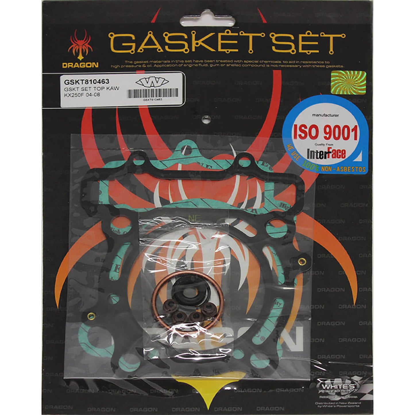 Whites Gasket Set - Top Kawasaki KX250F \'04-\'08